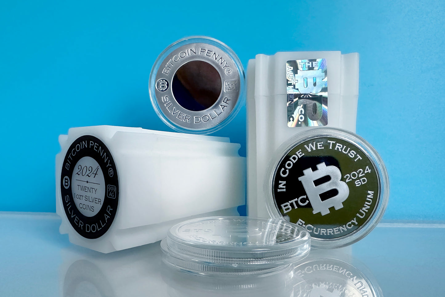 Bitcoin Penny® Silver Dollars