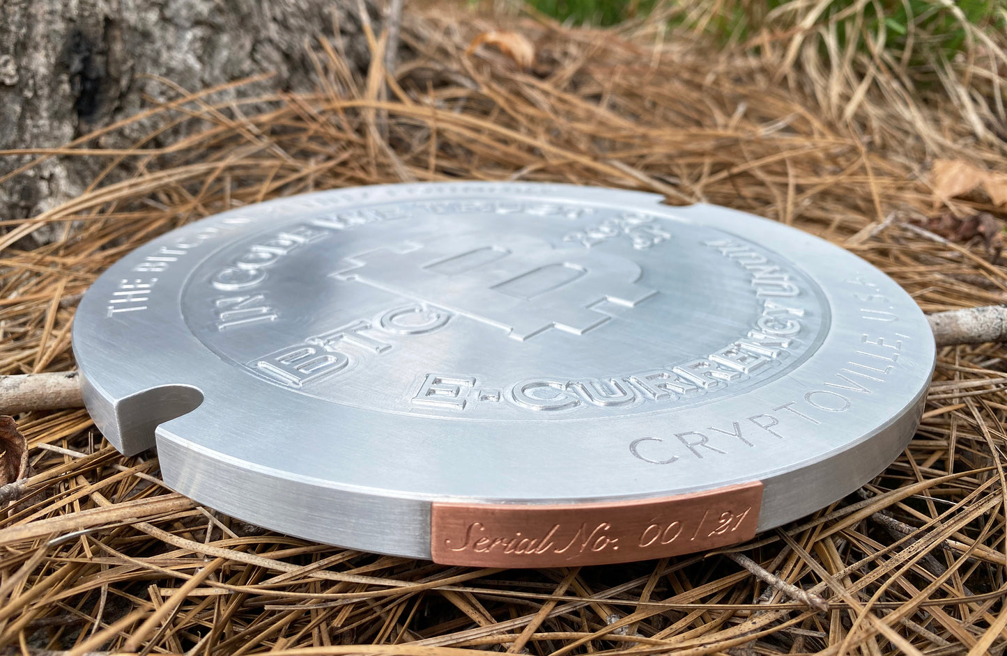 2020 Bitcoin Penny® MINI Manhole Cover