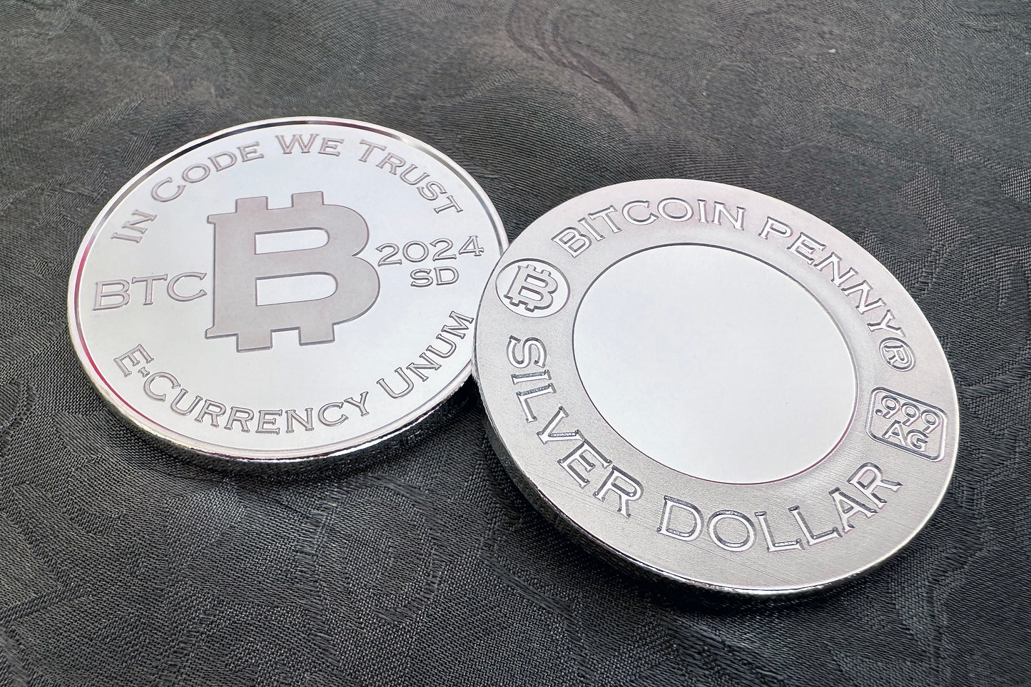 Bitcoin Penny® Silver Dollars