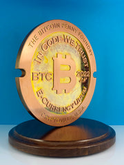 2022 Bitcoin Penny® MINI Manhole Cover, COPPER EDITION