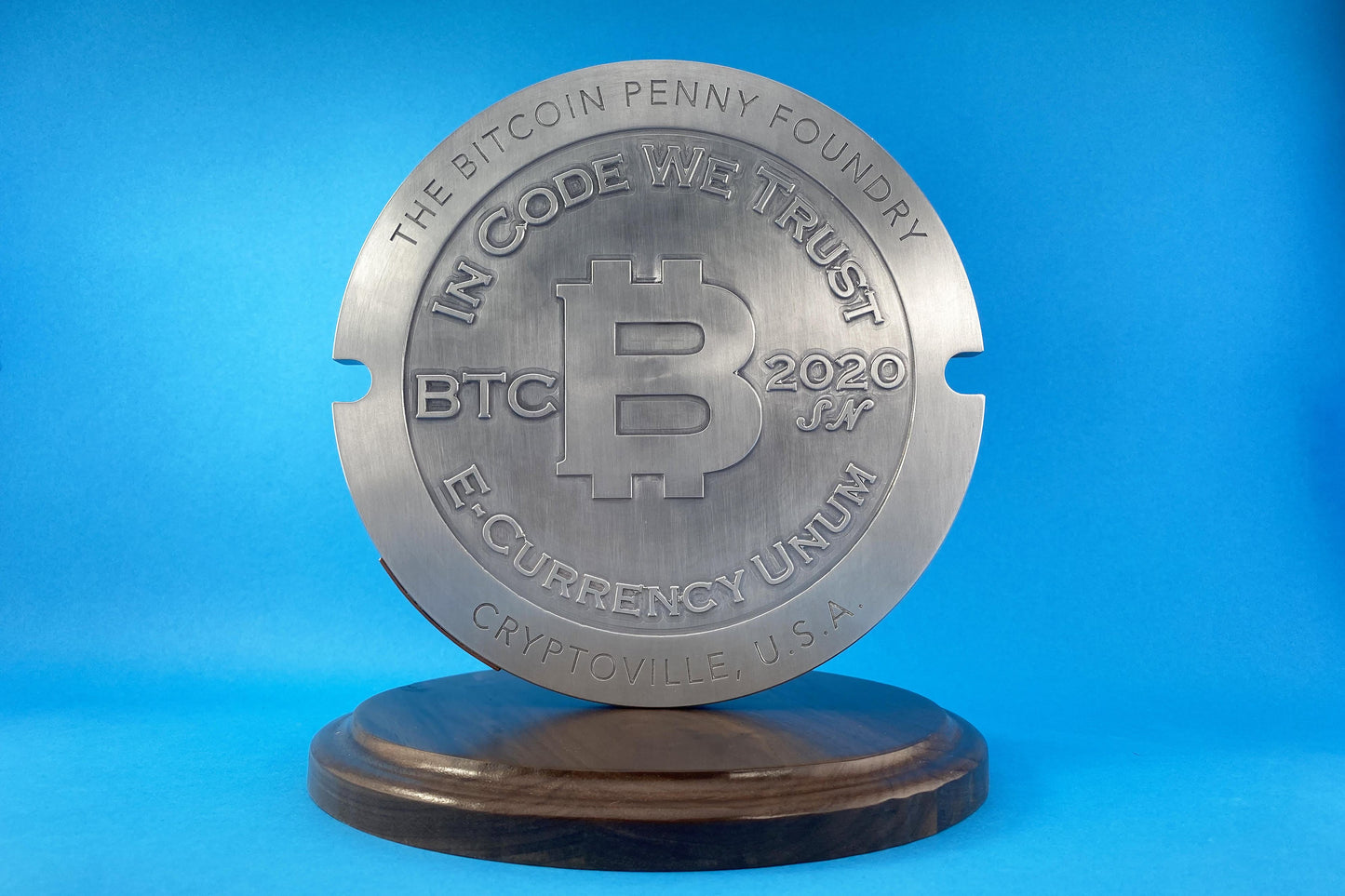 2020 Bitcoin Penny® MINI Manhole Cover