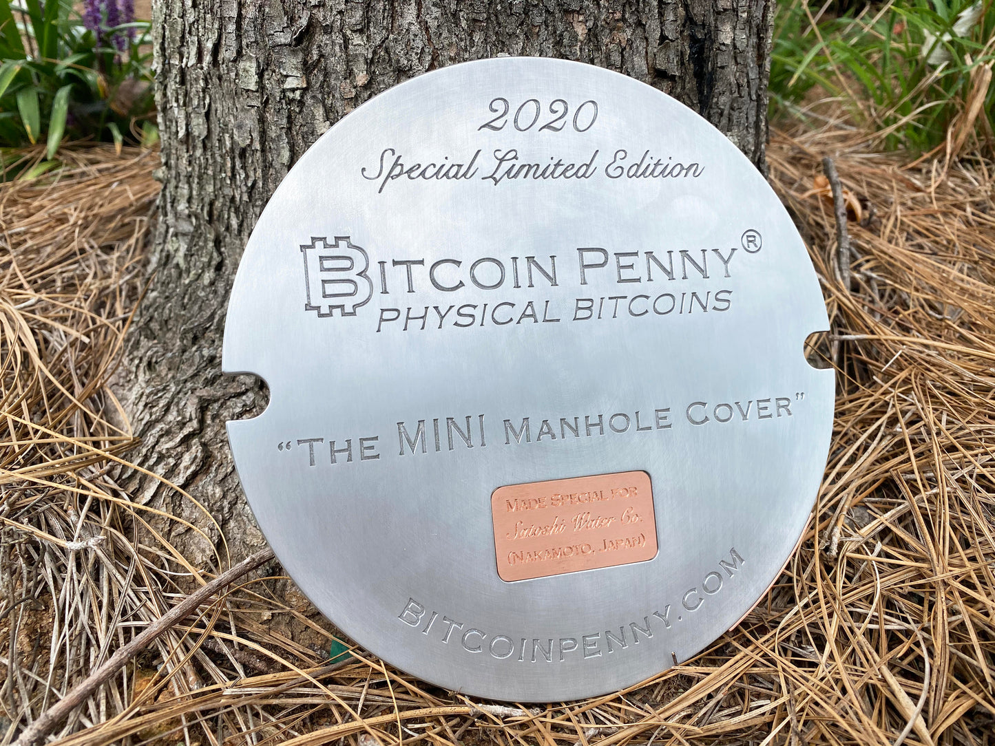 2020 Bitcoin Penny® MINI Manhole Cover