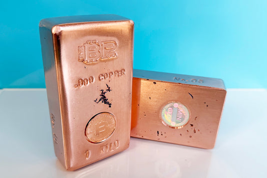 Bitcoin Penny® 1 Kilo .999 Copper Bullion Bar